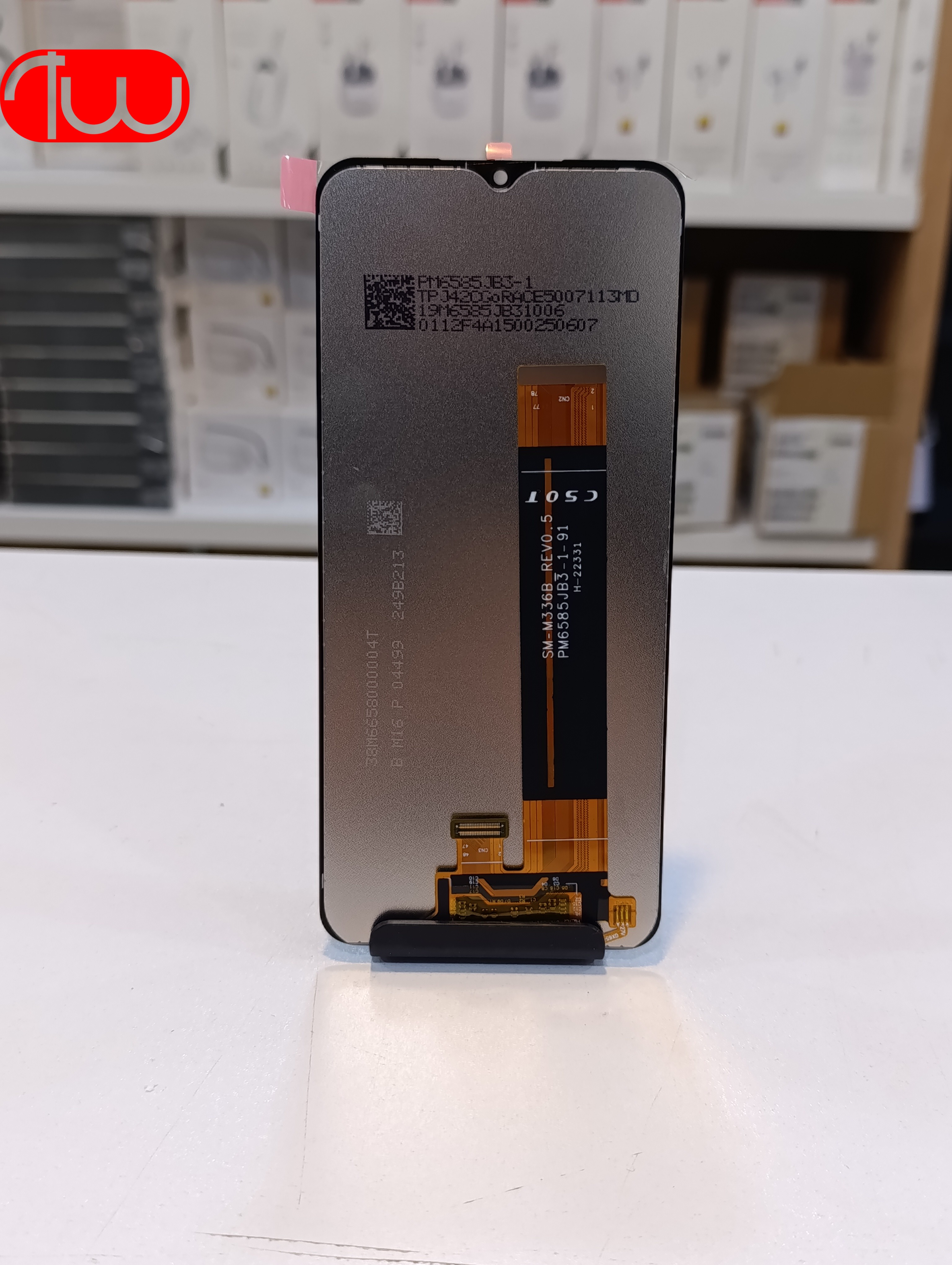 LCD Samsung A135 4G M13 Black Service Pack Doubi