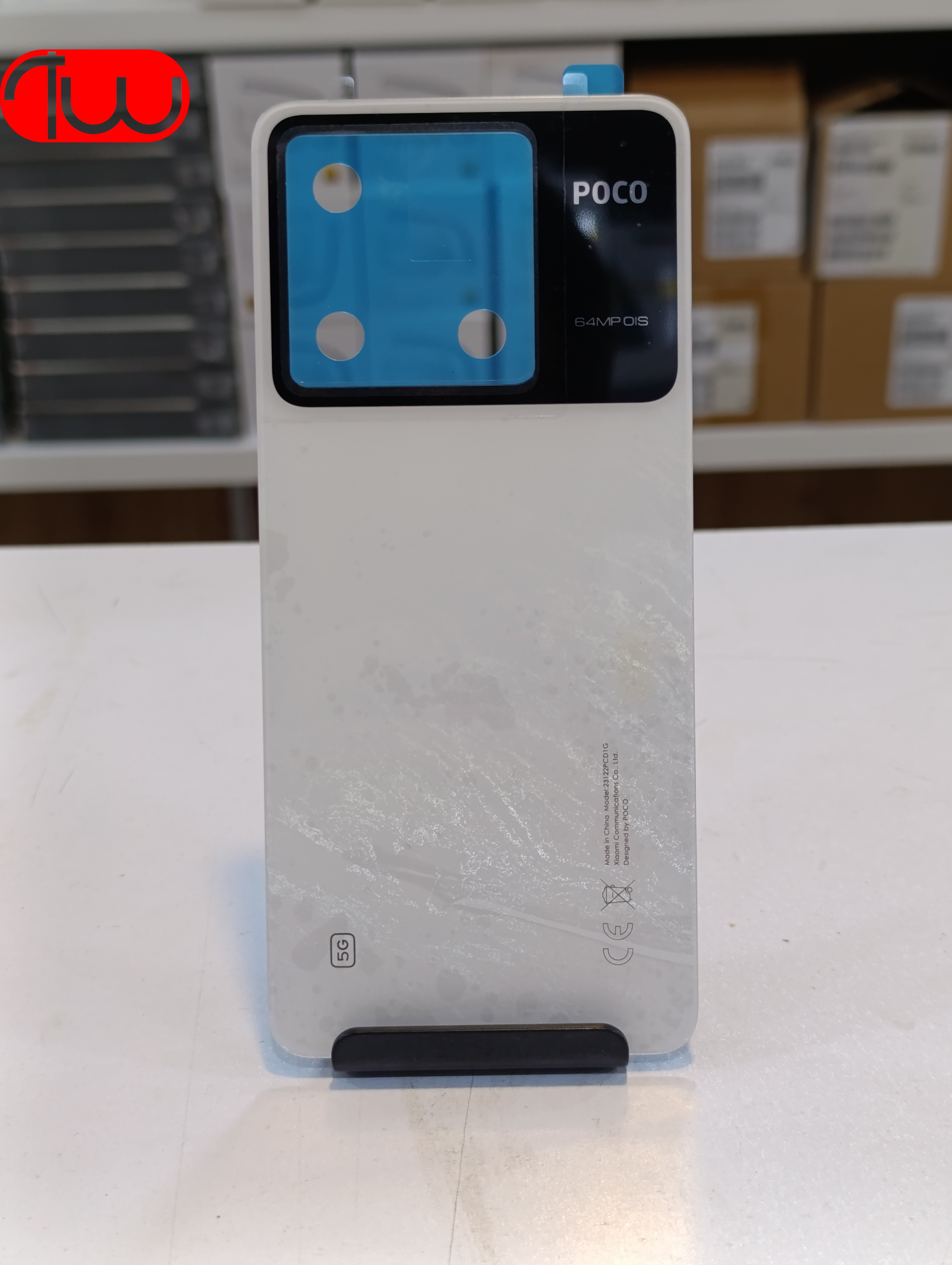 درب پشت شیائومی Poco X6 سفید