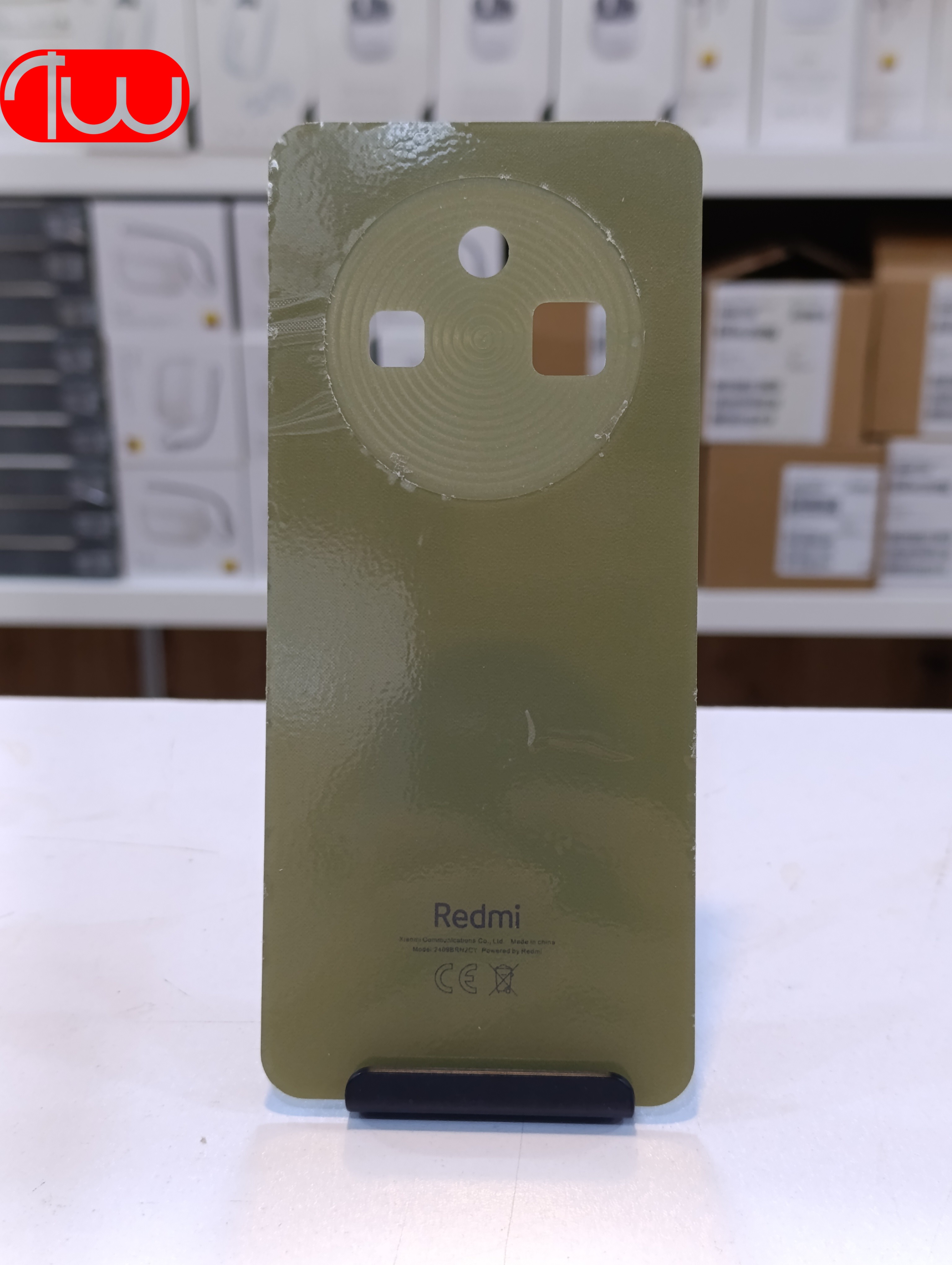 درب پشت شیائومی Redmi 14c سبز
