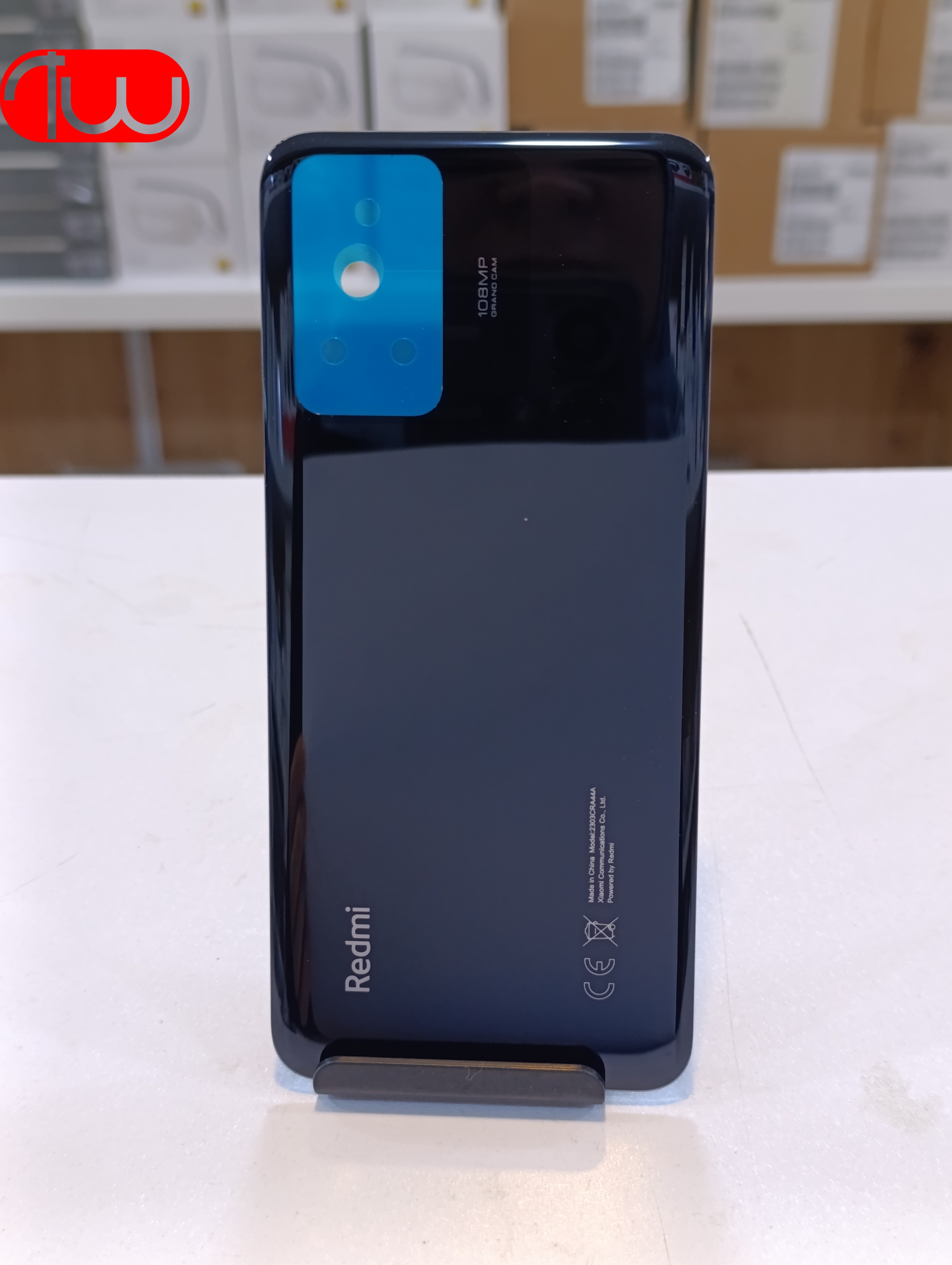 درب پشت شیائومی Redmi Note 12s Onyx مشکی