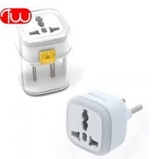 تبدیل برق 3 به 2 پکدار شیشه ای TW مدل TW Adaptor First گارانتی مادالعمر