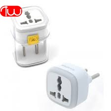 تبدیل برق 3 به 2 پکدار شیشه ای TW مدل TW Adaptor First گارانتی مادالعمر