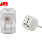 تبدیل برق 3 به 2 پکدار شیشه ای TW مدل TW Adaptor First گارانتی مادالعمر