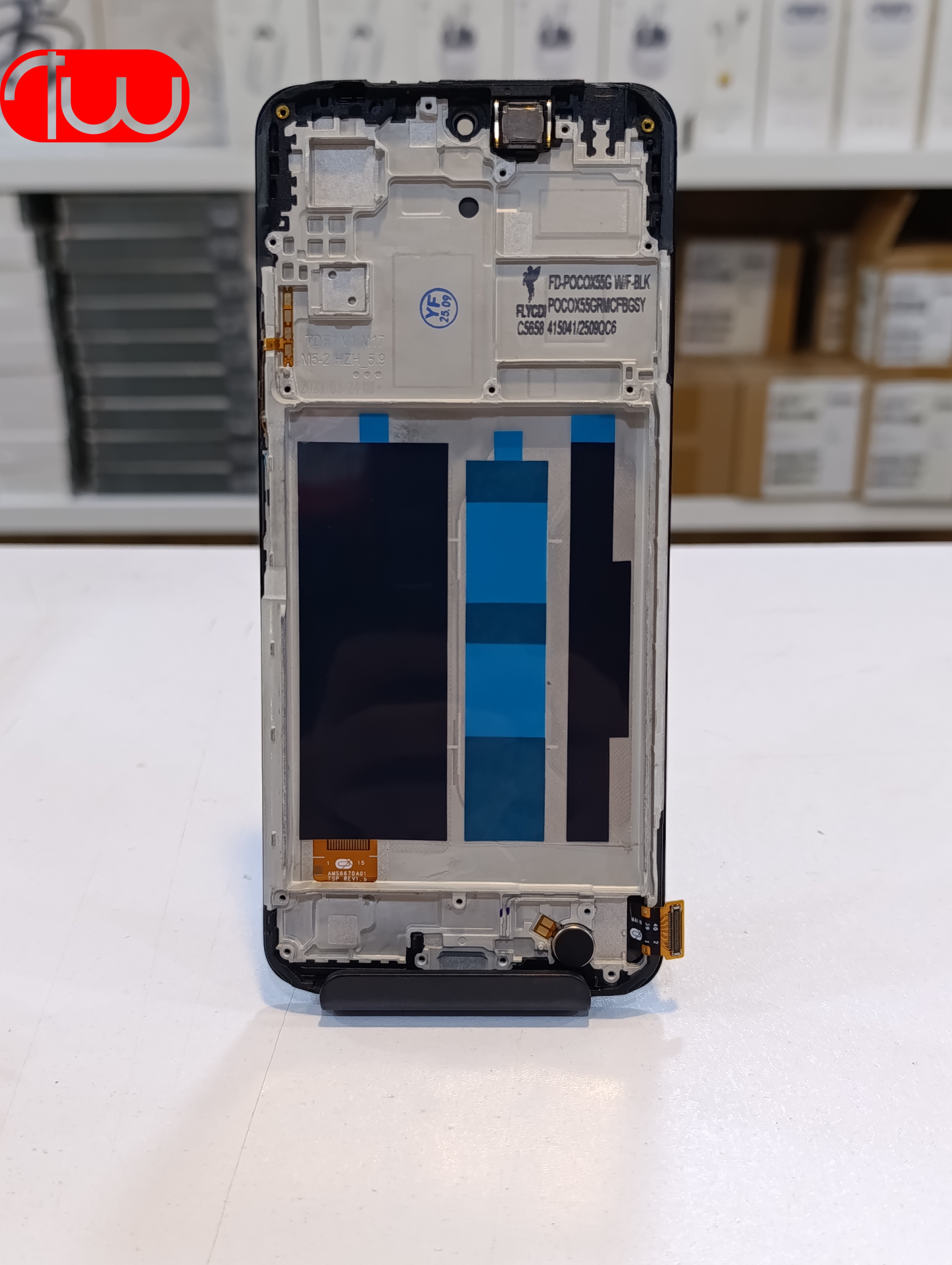 LCD Xiaomi Poco F3 Black Service Pack PXL