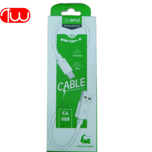 کابل شارژ فست 6 امپر تایپ سی GFUZ CA008 Type-C