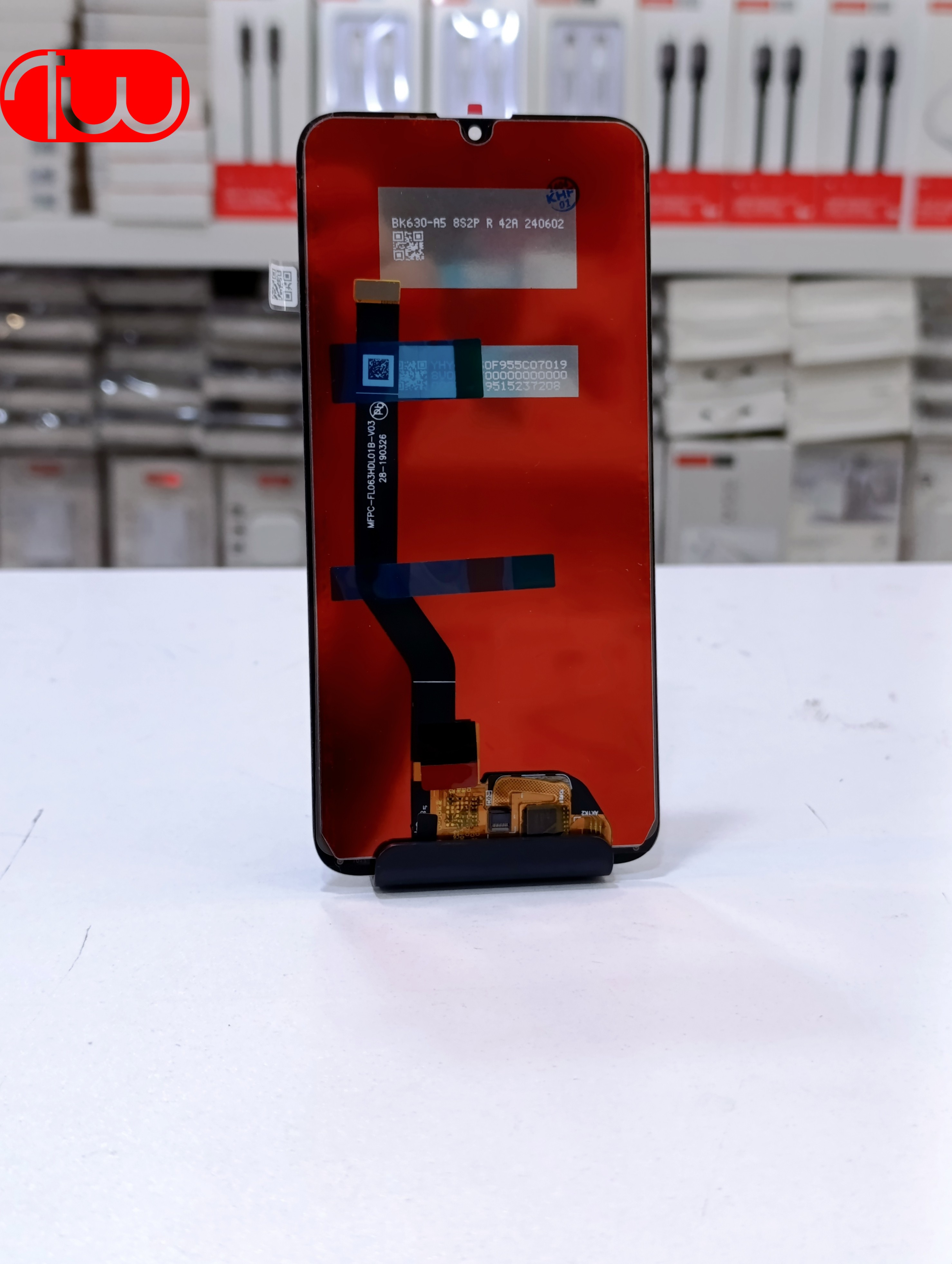 LCD Huawei Y7 2019 Black Service Pack